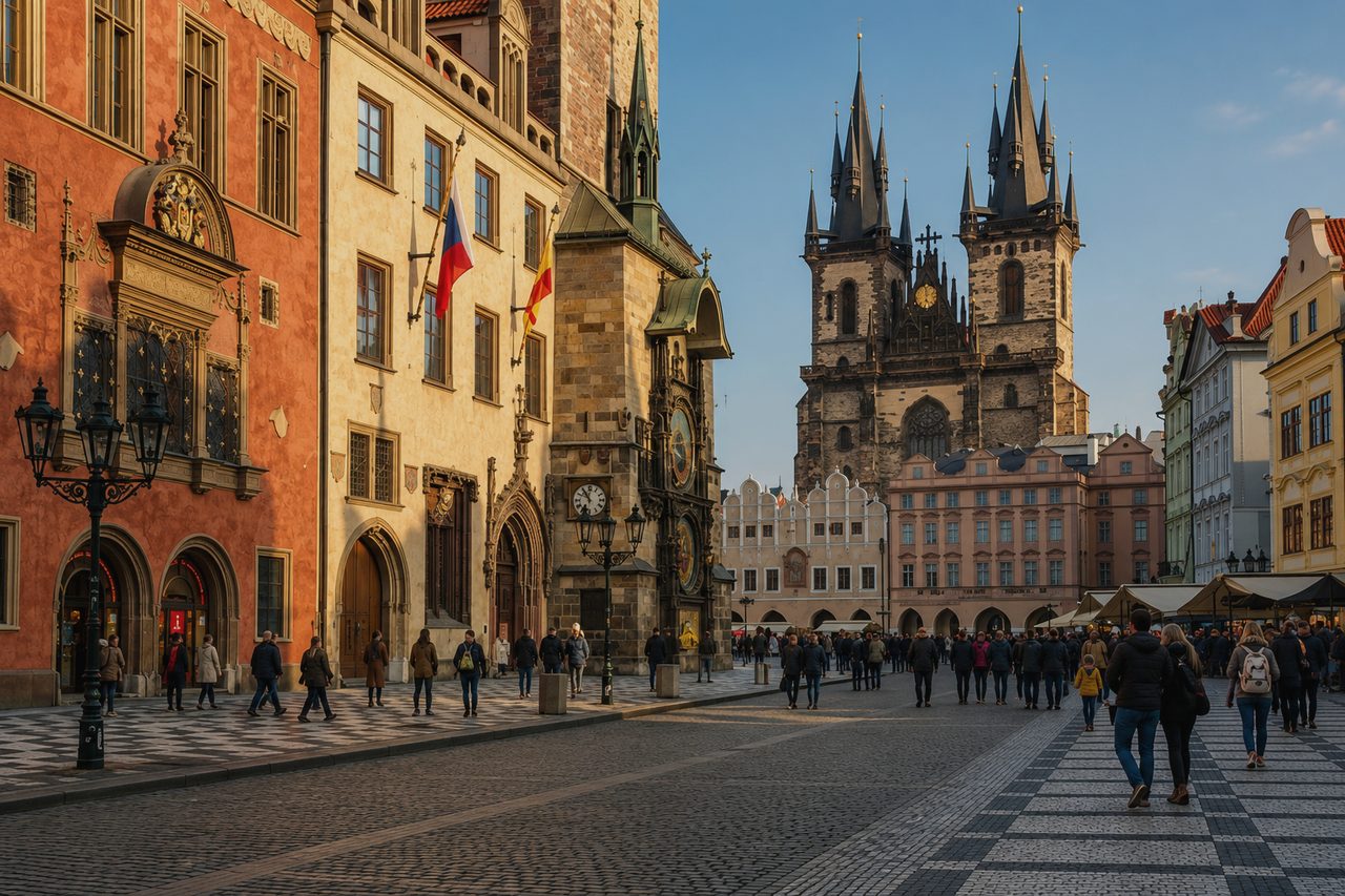 Reprezentativní adresa firmy v historickém centru Prahy